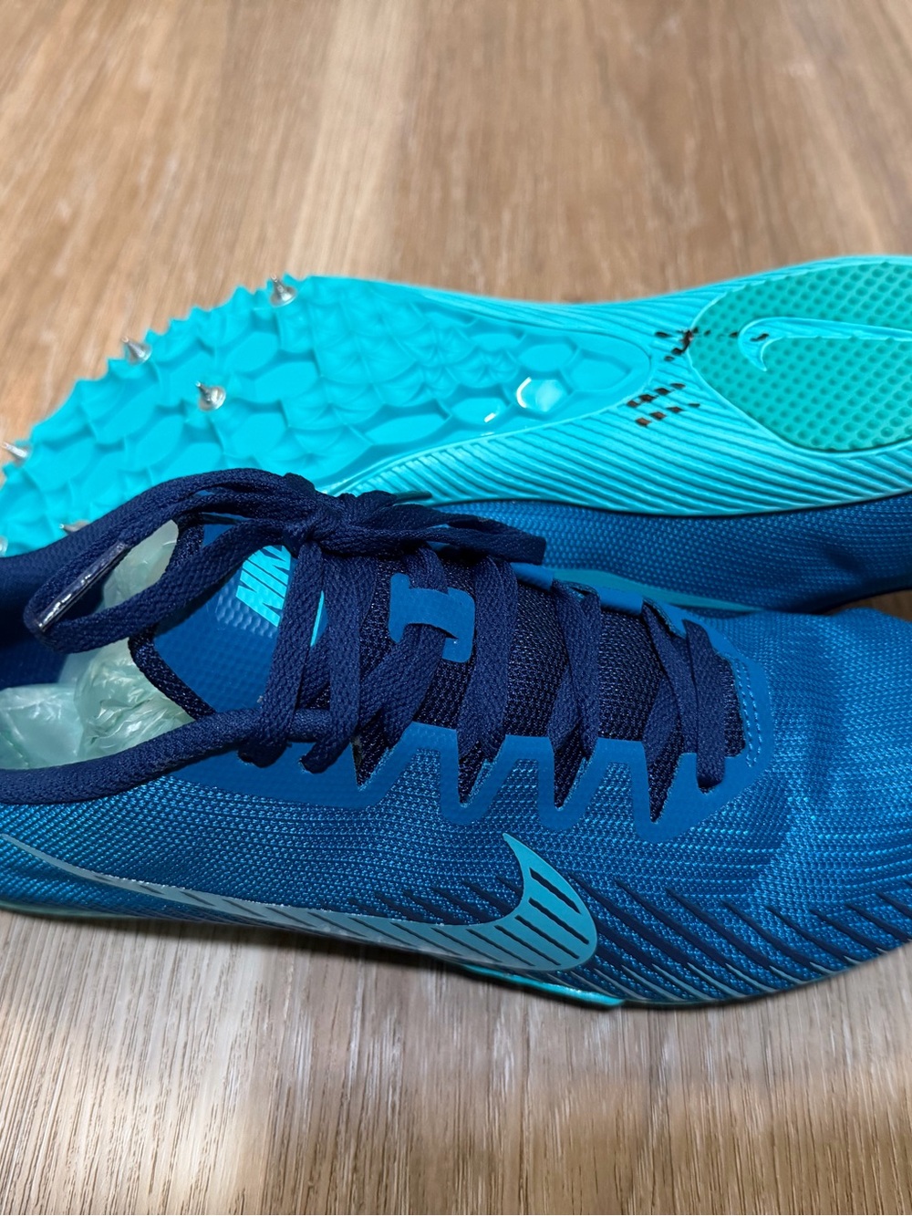Nike Zoom Rival S 9 Track Sprint Spikes Blue Men’s 12 EU 46